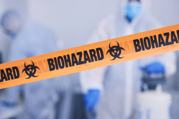 Professional Biohazard Cleanup technician working in New Middletown, OH